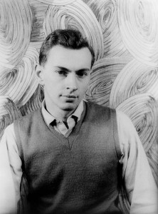 B/W photograph of Gore Vidal, taken by Carl van Vechten in 1948