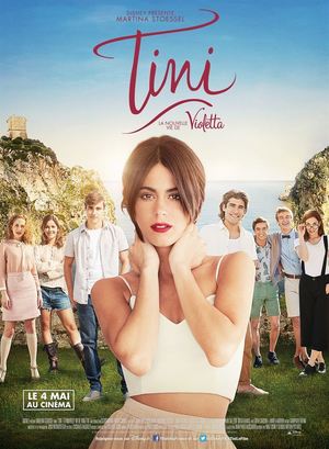 Plakat for filmen Tini - El Gran Cambio de Violetta med skuespillerinden Martina Stoessel i forgrunden